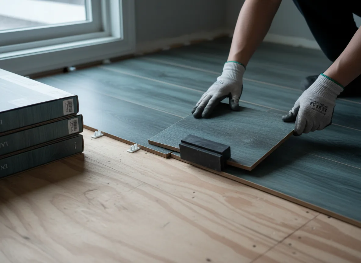 Luxury Vinyl Plank Installation company in Roseglen, ND